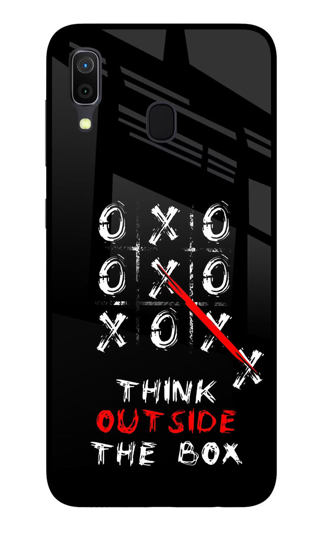 Think out of the BOX Samsung A30 Glass Case Back Cover by Casekaro