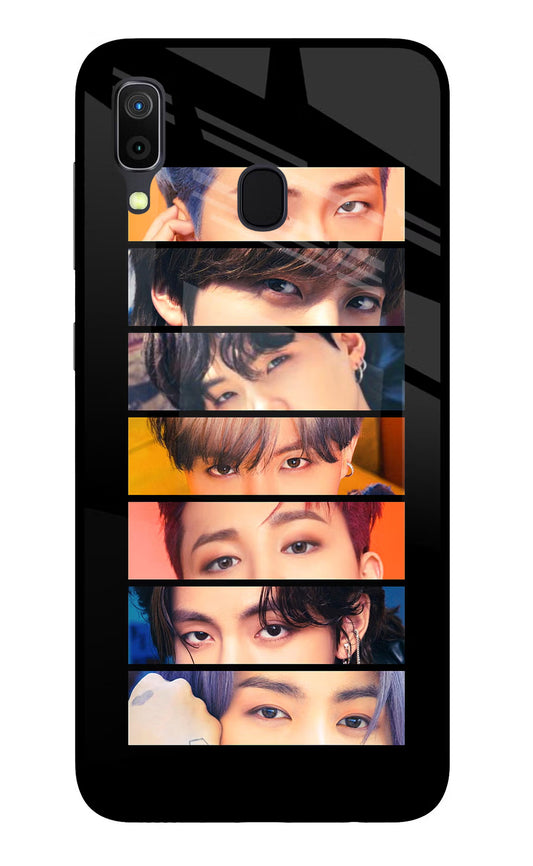 BTS Eyes Samsung A30 Glass Case