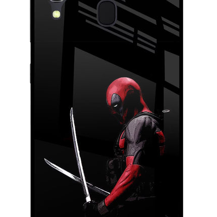 Deadpool Samsung A30 Glass Case
