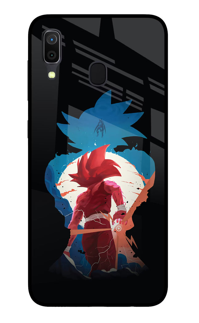 Goku Samsung A30 Glass Case Back Cover by Casekaro