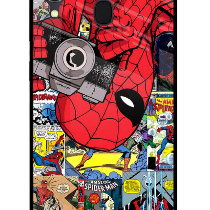 Spider Man Samsung A30 Glass Case