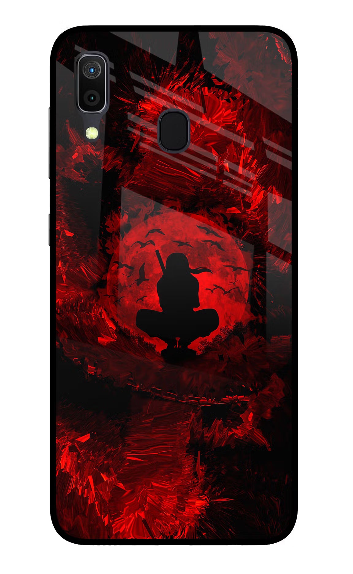Itachi Uchiha Samsung A30 Glass Case Back Cover by Casekaro