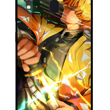 Demon Slayer Samsung A30 Glass Case