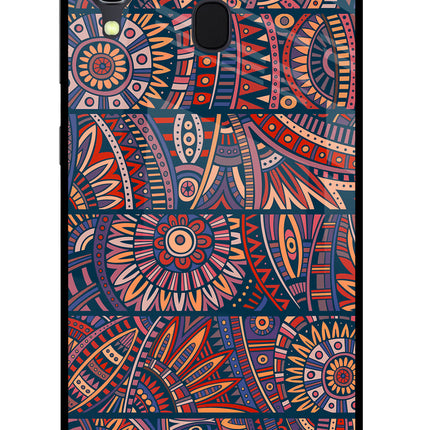 African Culture Design Samsung A30 Glass Case