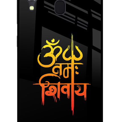 Om Namah Shivay Samsung A30 Glass Case