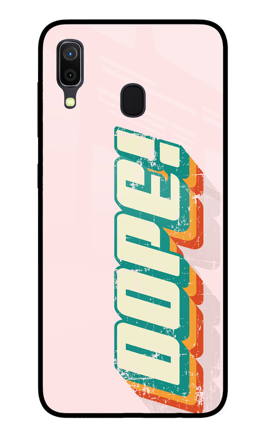 Dope Samsung A30 Glass Case