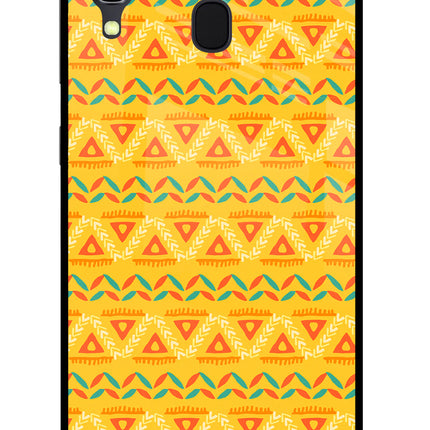 Tribal Pattern Samsung A30 Glass Case