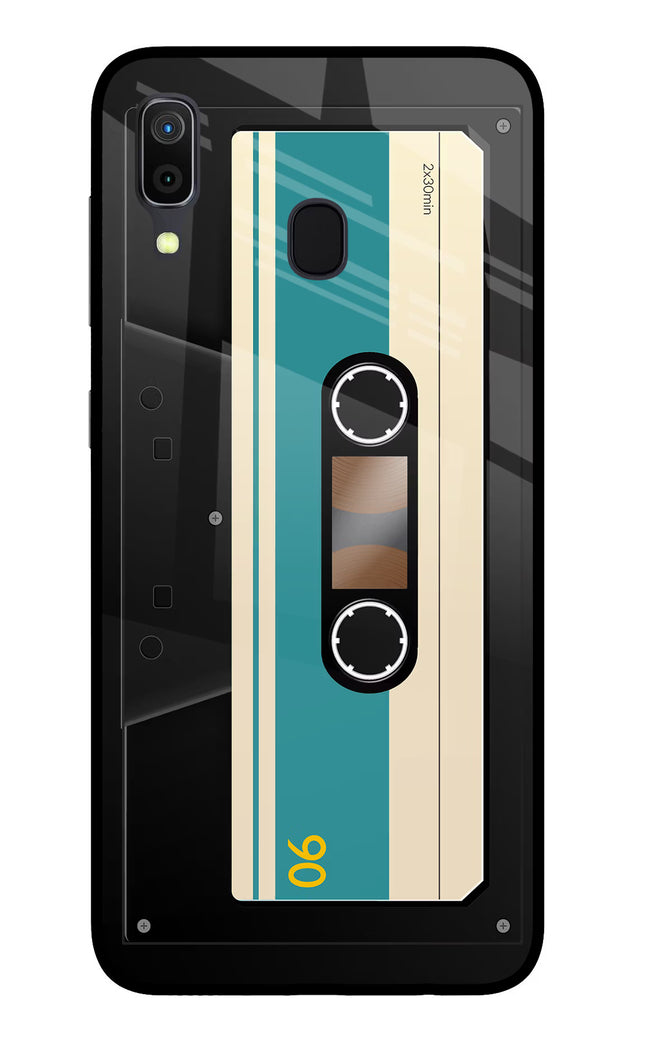 Cassette Samsung A30 Glass Case Back Cover by Casekaro