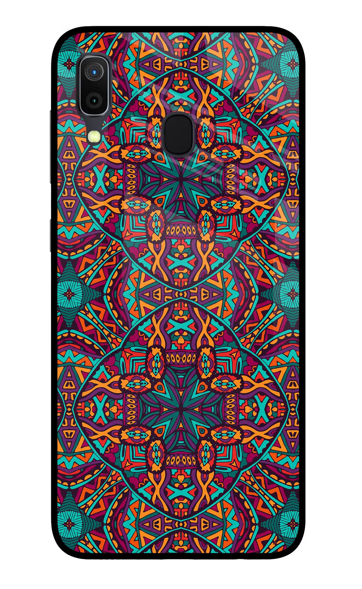 Colour Mandala Samsung A30 Glass Case