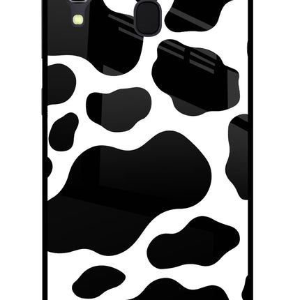 Cow Spots Samsung A30 Glass Case
