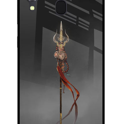 Shiv Trishul Samsung A30 Glass Case