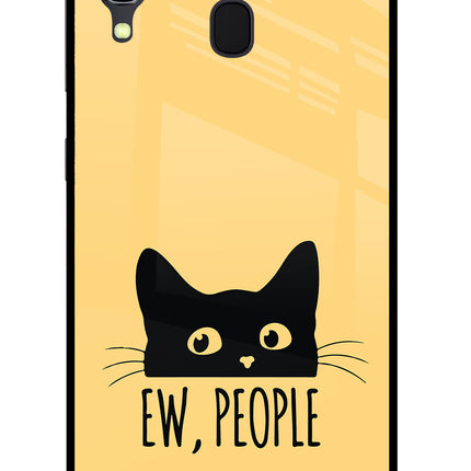 Ew People Catitude Samsung A30 Glass Case