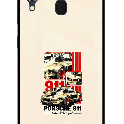 Classic Porsche 911 Samsung A30 Glass Case