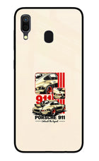 Classic Porsche 911 Samsung A30 Glass Case