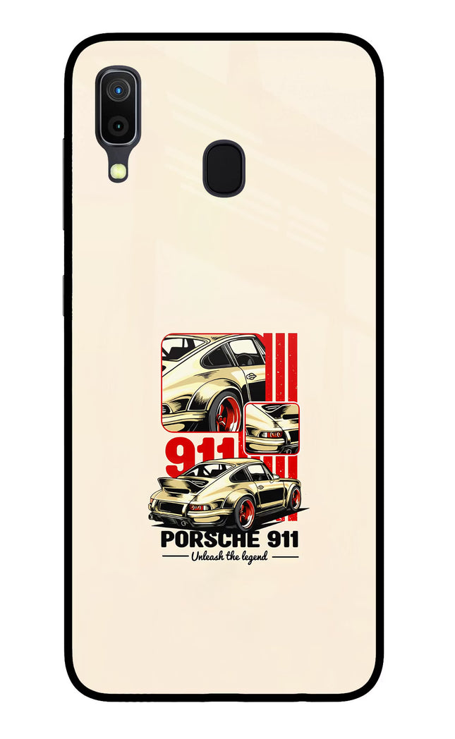 Classic Porsche 911 Samsung A30 Glass Case