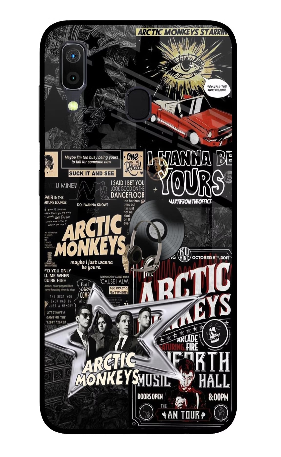 Arctic Monkeys Samsung A30 Glass Case