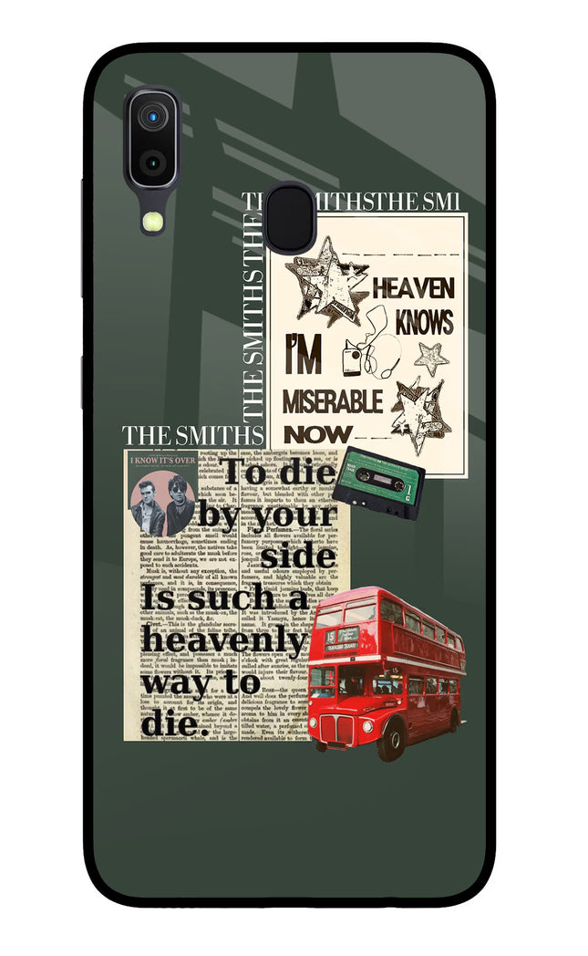 The Smiths Samsung A30 Glass Case Back Cover by Casekaro