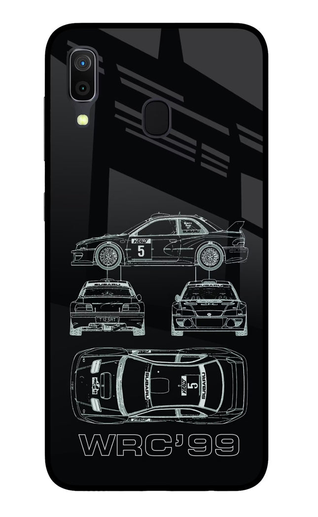 WRC'99 Samsung A30 Glass Case Back Cover by Casekaro