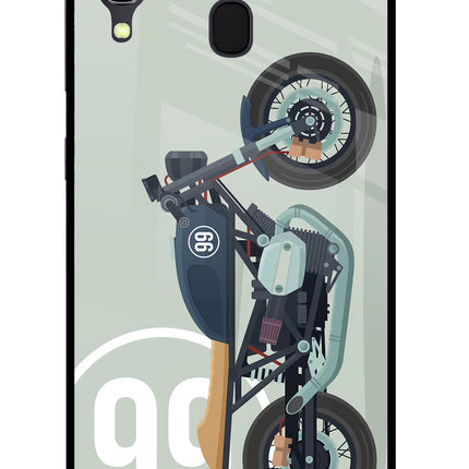 Classic Cafe Racer 99 Samsung A30 Glass Case