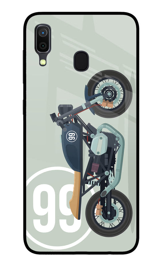 Classic Cafe Racer 99 Samsung A30 Glass Case