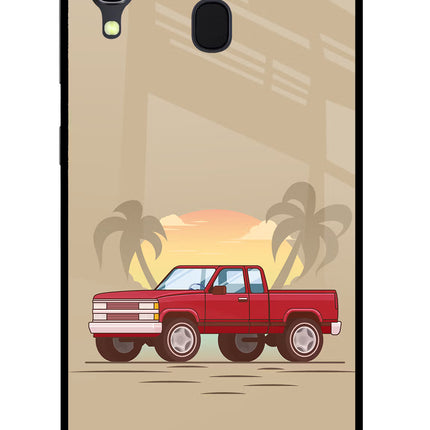 Desert Classic Drive Samsung A30 Glass Case