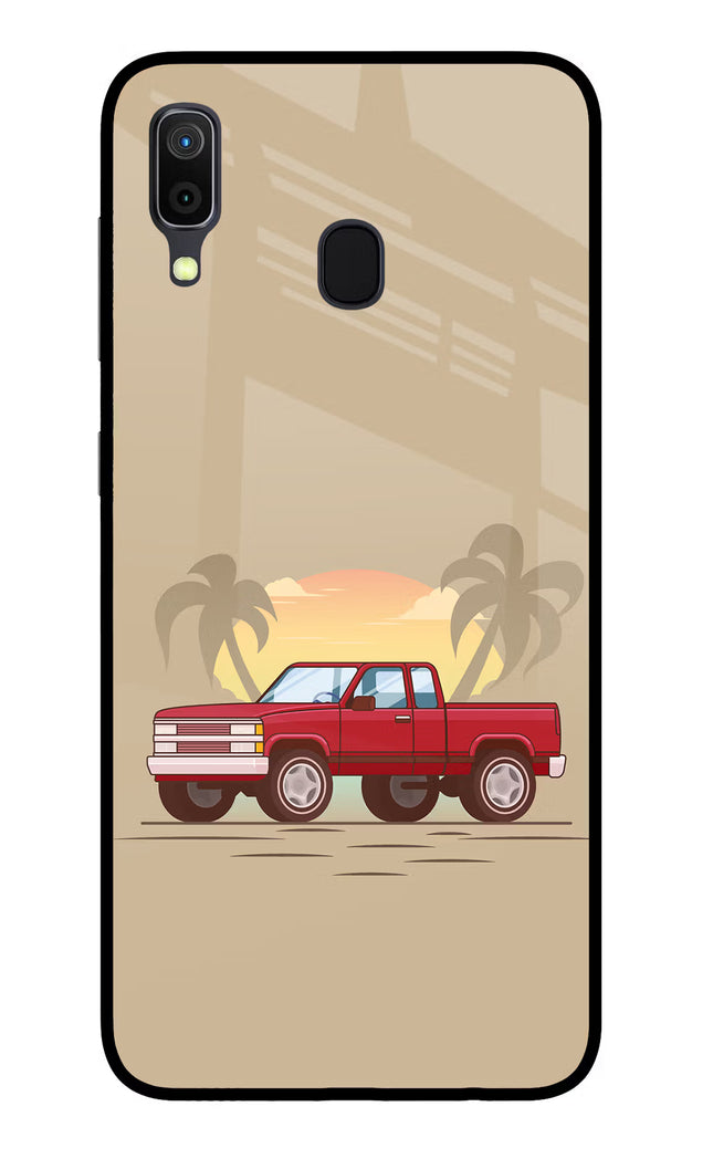 Desert Classic Drive Samsung A30 Glass Case