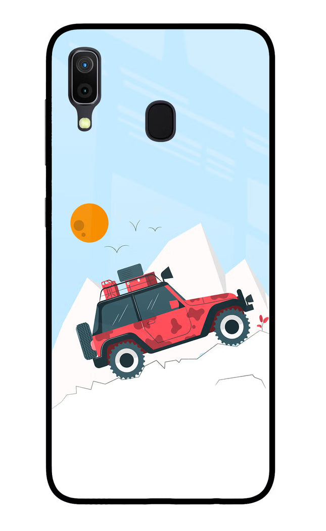 Mountain Trail Beast Samsung A30 Glass Case