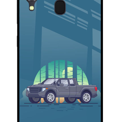Retro Garage Vibe Samsung A30 Glass Case