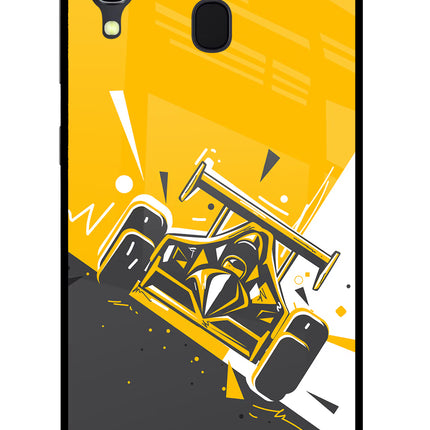 Track King Samsung A30 Glass Case