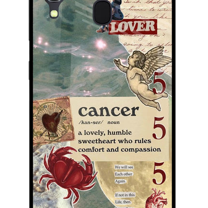 Cancer Zodiac Samsung A30 Glass Case