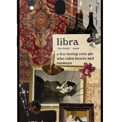 Libra Zodiac Samsung A30 Glass Case