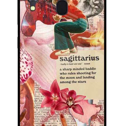 Sagittarius Zodiac Samsung A30 Glass Case