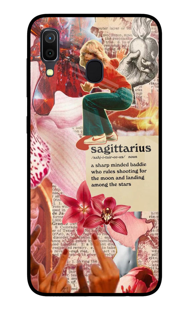 Sagittarius Zodiac Samsung A30 Glass Case