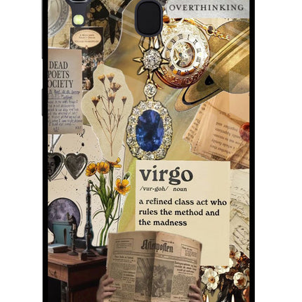 Virgo Zodiac Samsung A30 Glass Case