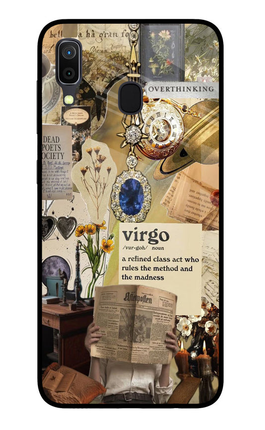 Virgo Zodiac Samsung A30 Glass Case