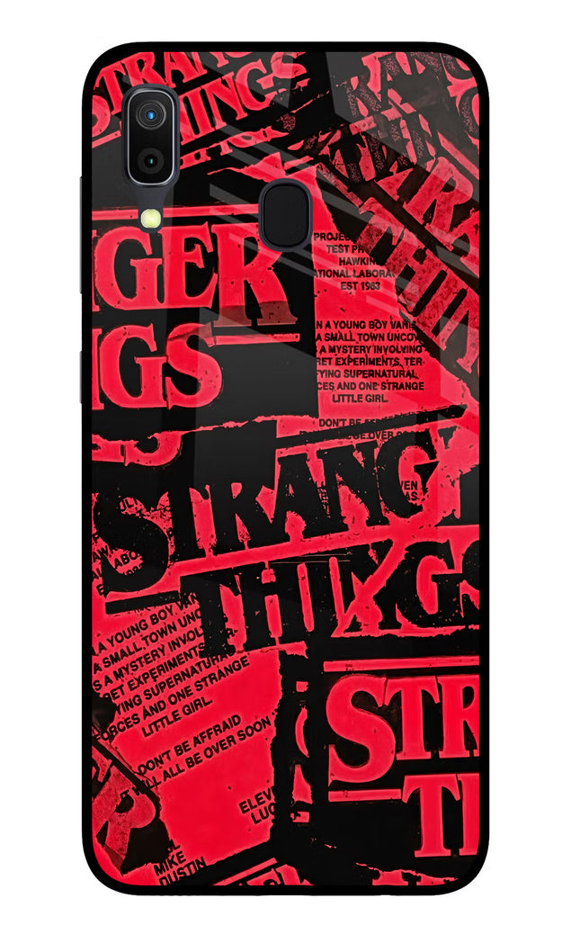 Ordinary Things Samsung A30 Glass Case Back Cover by Casekaro