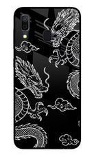 Twin Dragons Samsung A30 Glass Case