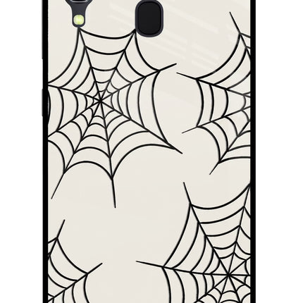 Spider Web Samsung A30 Glass Case