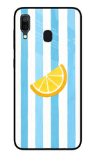 Summer Lemon Samsung A30 Glass Case