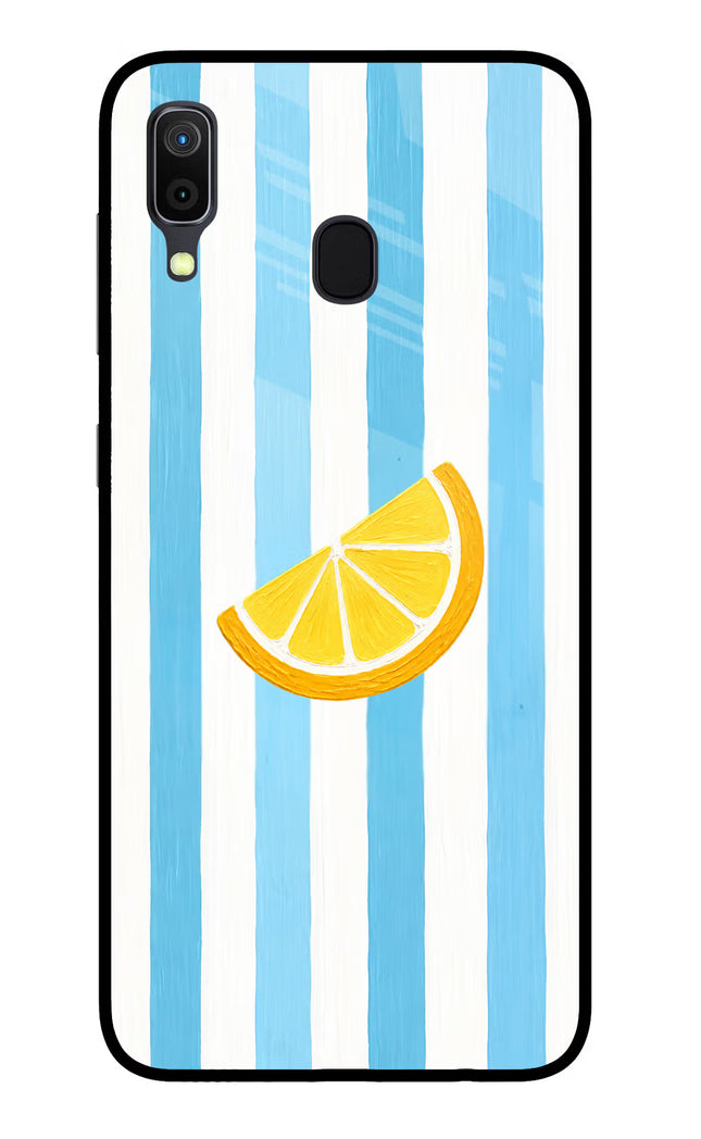 Summer Lemon Samsung A30 Glass Case