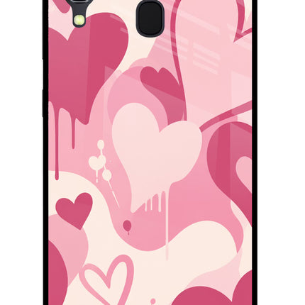 Hearty case Samsung A30 Glass Case