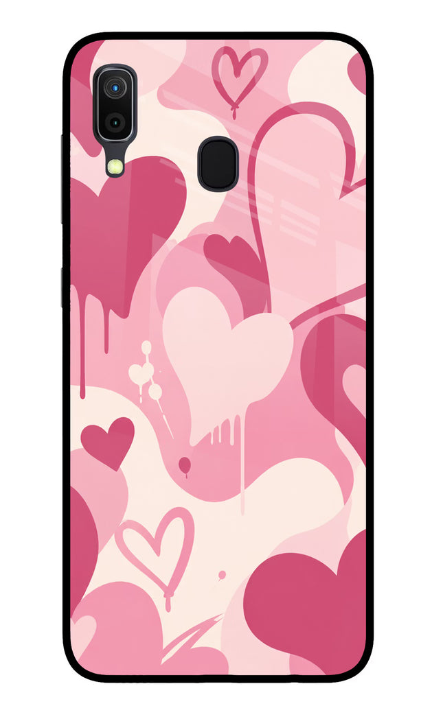 Hearty case Samsung A30 Glass Case