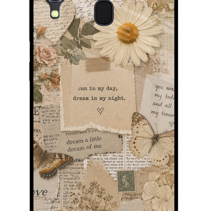 Vintage case Samsung A30 Glass Case