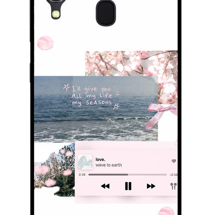 Wave to earth Samsung A30 Glass Case
