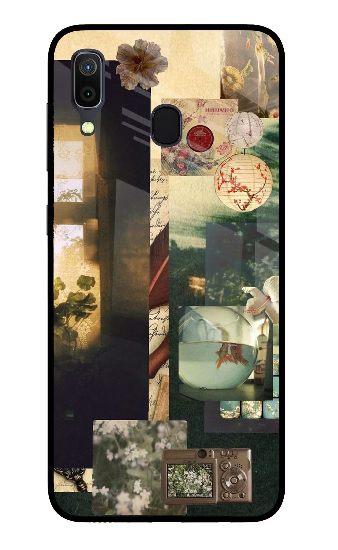 Summer Samsung A30 Glass Case