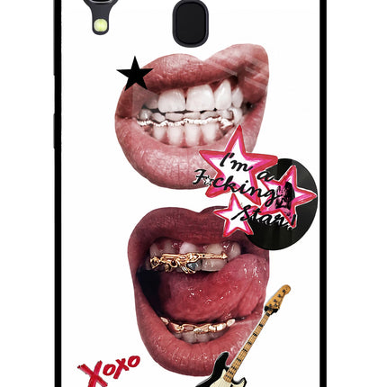 Rockstar Samsung A30 Glass Case