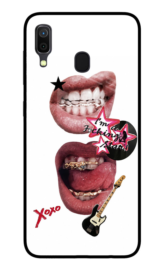Rockstar Samsung A30 Glass Case