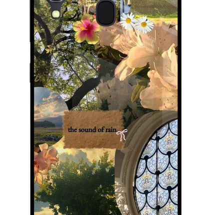 Rain Samsung A30 Glass Case