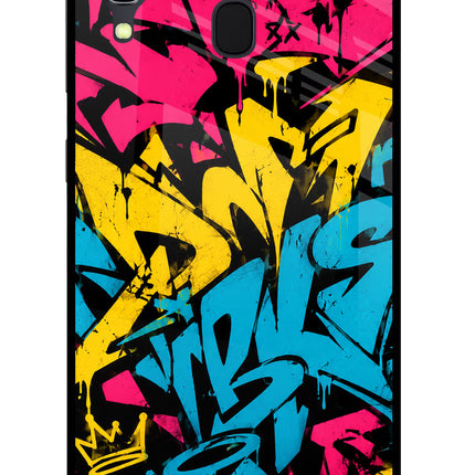 Graffiti Vibe Samsung A30 Glass Case