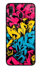 Graffiti Vibe Samsung A30 Glass Case